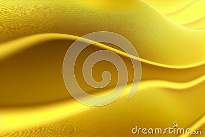 Orange and yellow gradient or shadow abstract science background with curved pattern graphic.Wave flow shape design create Cartoon Illustration