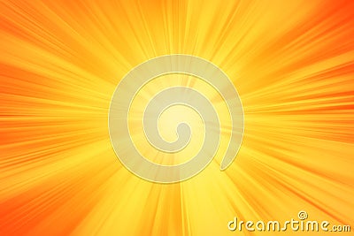 Orange zoom effect, fast speed zooming motion Stock Photo