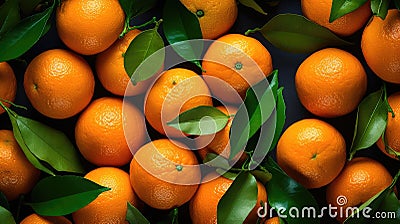 Oranges citrus food fresh sweet organic healthy leaves mandarin juicy fruits Stock Photo