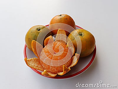 Oranges, Tangerine, is best fruit Stock Photo