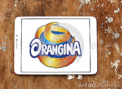 Orangina logo Editorial Stock Photo