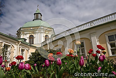 Grand Menshikov Palace in Lomonosov, Russia Editorial Stock Photo