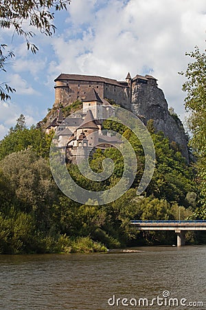 Orava Castle Stock Photo