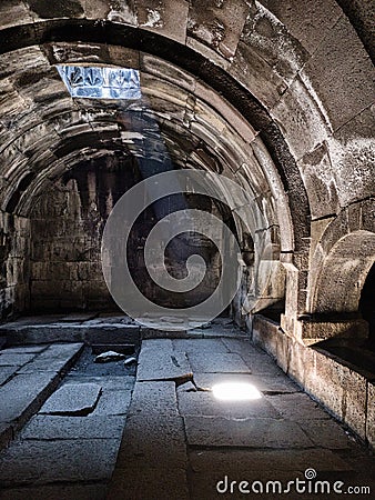 Orbeillan caravanserai at Selim pass Stock Photo