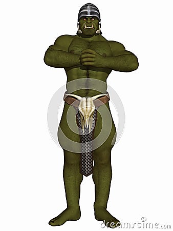 Orc - Fantasy Figure Stock Photo