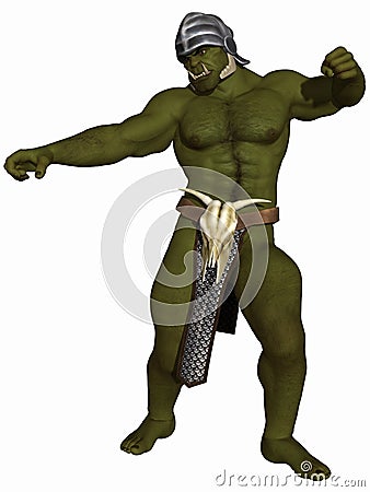 Orc - Fantasy Figure Stock Photo