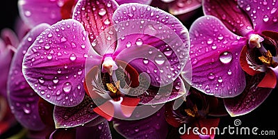 Orchid, enchanting in nature-closeups Stock Photo