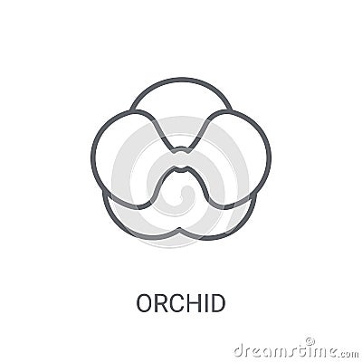 Orchid icon. Trendy Orchid logo concept on white background from Vector Illustration