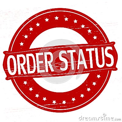 Order status Cartoon Illustration