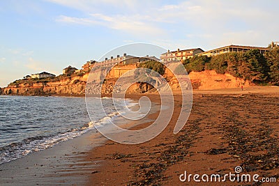 Oregon Coast Lodging Stock Photo