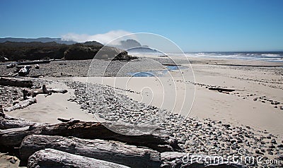 Oregon Coastline near Florence Stock Photo