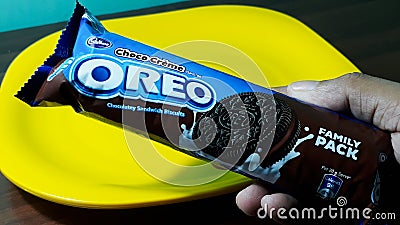 Oreo biscuit packet Editorial Stock Photo