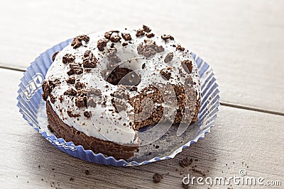 Oreo doughnut Stock Photo