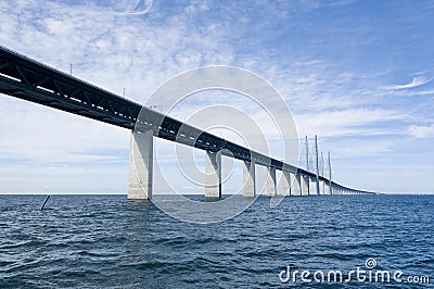 Oresund bridge Stock Photo