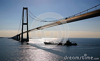 Oresund bridge Stock Photo