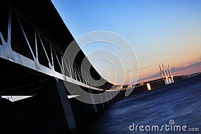 Oresund Bridge, Sweden Stock Photo