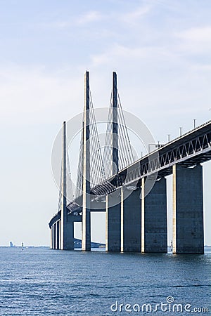 Oresund bridge, Sweden Stock Photo