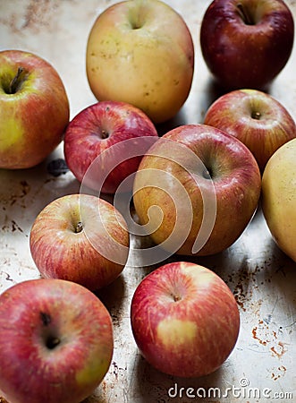 Organic Apples Stock Photo