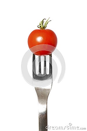 Organic Cherry Tomato Stock Photo