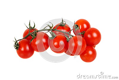 Organic cherry tomatoes Stock Photo