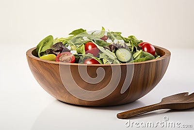 Organic Chickpea Mixed Salad Stock Photo