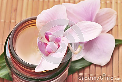 Organic Cream SPA Stock Photo