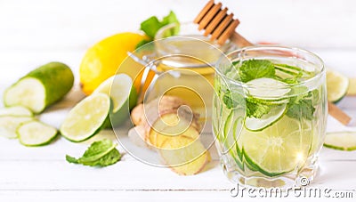 Organic detox drink. Stock Photo