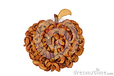 Organic dried apples Stock Photo