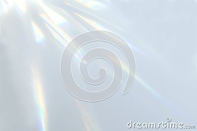 Organic drop shadow on a white wall Stock Photo