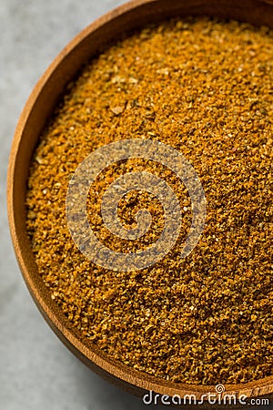 Organic Dry Cajun Spice Seasoning Stock Photo