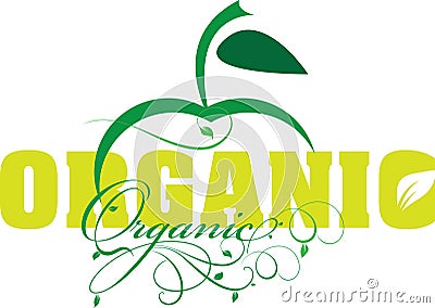 Organic food Vector Illustration