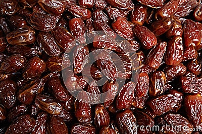 Organic fresh medjool dates. Stock Photo