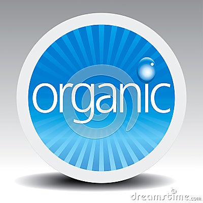 Organic Label Vector Illustration