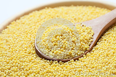 organic millet Stock Photo