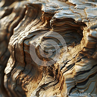 organic pattern that celebrates the intricate textures of a weathered cliff face. AI Generated Stock Photo