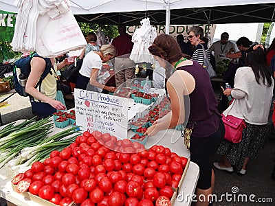 Organic Produce Editorial Stock Photo