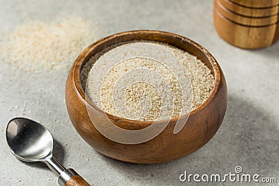 Organic Raw Milled Wheat Farina Grain Stock Photo