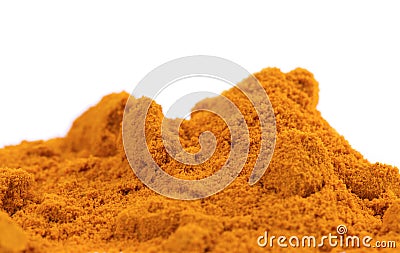 Organic Raw Turmeric Spice Stock Photo