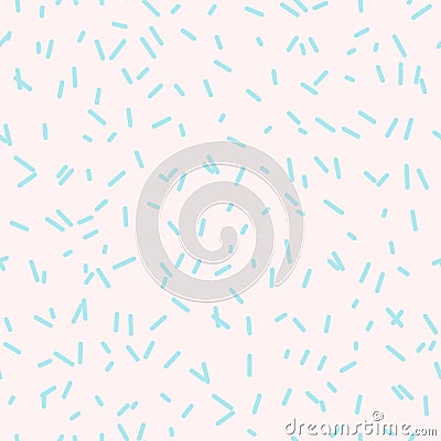 Organic seamless pattern in the style of Memphis Vector Illustration