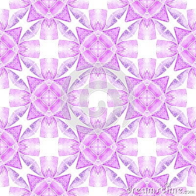 Organic tile. Purple pretty boho chic summer Stock Photo