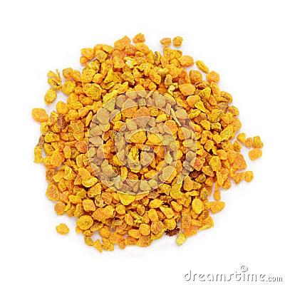 Organic Turmeric (Curcuma longa) in tea cut size. Stock Photo