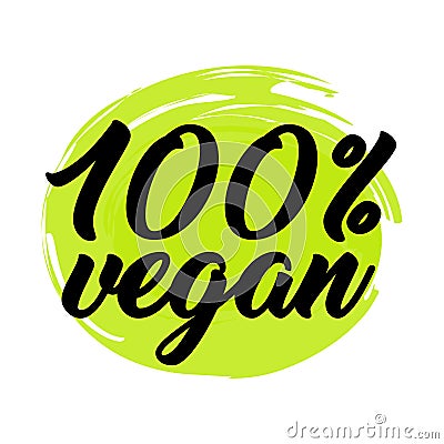 Organic and vegan logo labels Vector Illustration