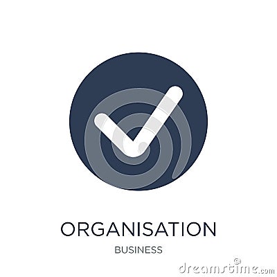 Organisation for Economic Cooperation and Development icon. Trendy flat vector Organisation for Economic Cooperation and Vector Illustration