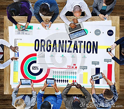 Organization Corporate Business Commitment Team Concept Stock Photo