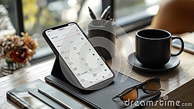 Organize Your Digital Life with a Simple, Customizable Interface for Tasks, Notes, and Files Stock Photo