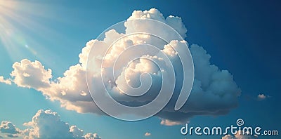 Organized digital folders in cloud environment , cloud computing, hierarchy Cartoon Illustration