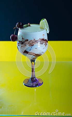 Orgasm cocktail prepared with love and patience and lots of love Stock Photo
