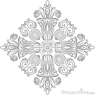 Orient Abstract Vector Bright Pattern Stock Photo