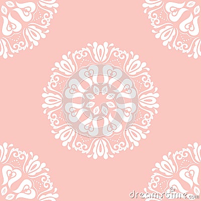 Orient Seamless Vector Background Stock Photo