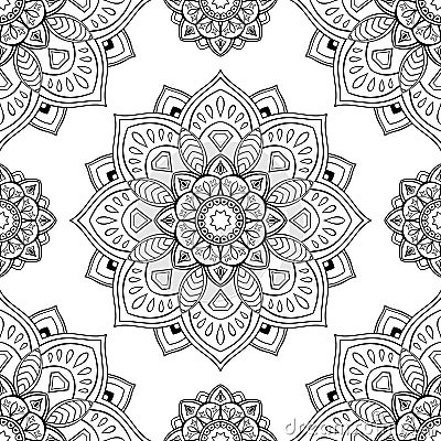 Oriental abstract ornament. Vector Illustration